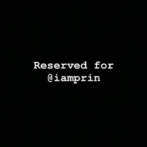 Reserved for @iamprin